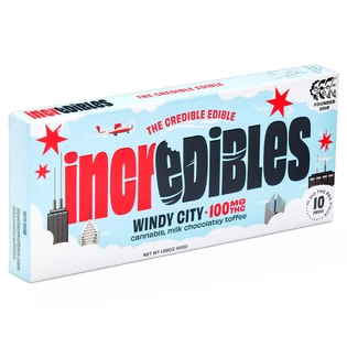 (each) Incredibles Windy City Chocolate Bar 100mg (10ct)