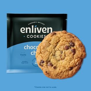 (0.01g) Enliven | Chocolate Chip | Cookie | Hybrid | 1pc