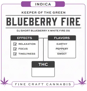 (g) Blueberry Fire Pre-Roll