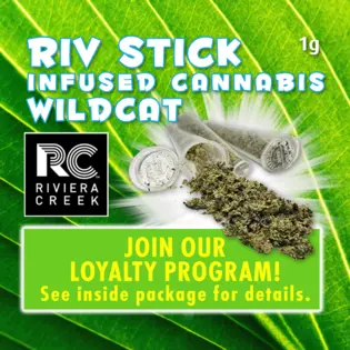 (1.0g) Wildcat Riv Stick Infused Cannabis Blend (1g)