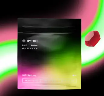 (0.1g) Rythm Live Rosin Gummies Watermelon 10pk (I) 100mg