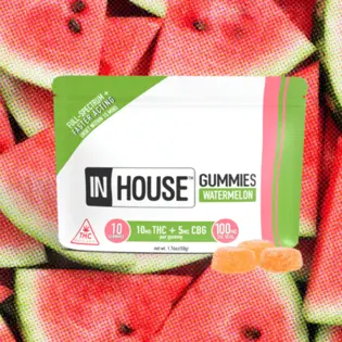 (0.1g) IN HOUSE Gummies 100mg: Watermelon 10pc