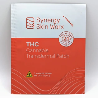 (0.055g) THC Transdermal Patch (Synergy Skin Worx) 50mg