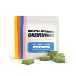 (0.1g) Apple | 100mg | Split-to-Dose Gummy | Tales and Travels