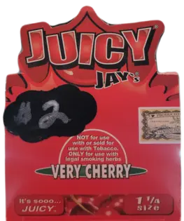 (each) JUICY JAYS 1 1/4 VERY CHERRY PAPERS