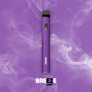 (1.0g) BREEZE CANNA | GRAPE | DISPOSABLE VAPE | 1G (Hybrid)