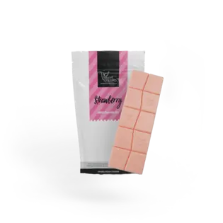 (0.1g) Strawberry White Chocolate Bar | 100mg | Chocolate | Nature's Grace