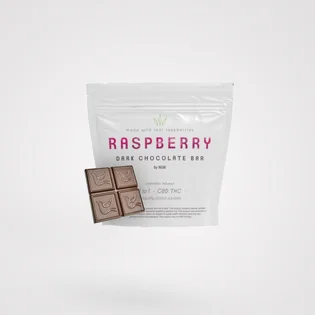 (each) 1:1 Raspberry Dark Chocolate (100mg CBD/100mg THC)