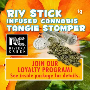 (1.0g) Tangie Stomper Riv Stick Infused Cannabis Blend (1g)