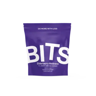 (0.1g) BITS Elderberry Wellness Gummies THC:CBD 5mg 20pk