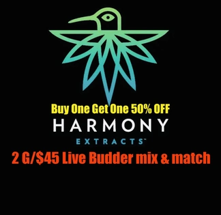 2G/$45 Mix & Match Harmony Live Budder (Buy One Get One 50% OFF)