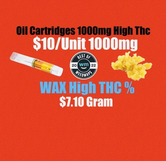 $7.10/Gram  WAX Clutchx, High Thc %