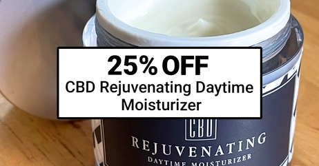 25% OFF CBD Rejuvenating Daytime Moisturizer