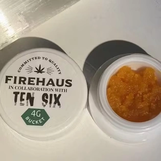 $19.50 4 gram bucket of TEN SIX wax/shatter