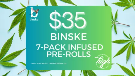 $35 | Binske 7 Pack Infused Pre-Rolls