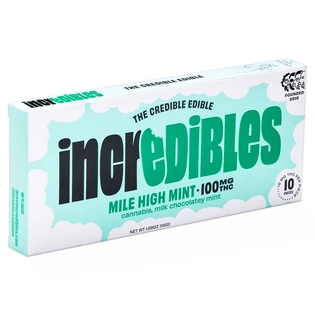 (each) Incredibles Mile High Mint Chocolate Bar 100mg (10ct)