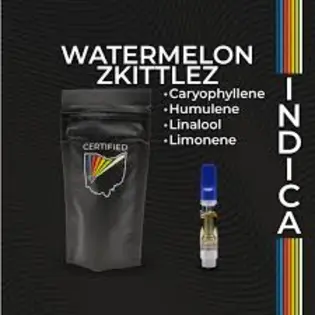 (0.84g) Certified Cultivators | Watermelon Zkittles Cart .84g | Indica