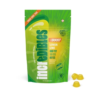 (0.1g) INCREDIBLES | LEMON LIME BOOST (10:5:1) | GUMMIES | 160MG (HYBRID)