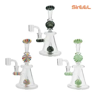 7.5" 4-Section Color Stripe Rig 14mm