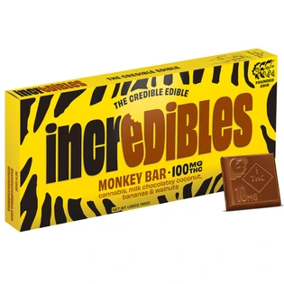 (0.1g) INCREDIBLES | MONKEY BAR | CHOCOLATE BAR | 100MG (HYBRID)