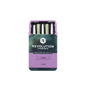 (each) REVOLUTION - GORILLA'D CHEESE PRE-ROLLS (5PK) (2.5G) (H)