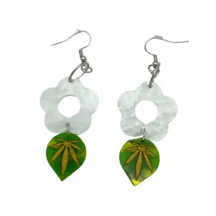 Flower Power Dangle Earrings