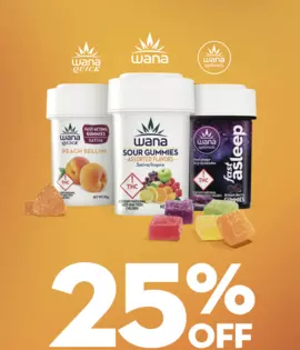Wana 25% off All of March