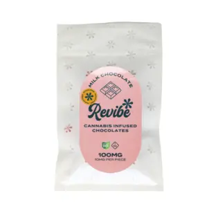 (0.1g) Revibe - Sugar Free Milk Chocolate 10pk - 100mg