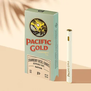 (0.59g) Strawberry Diesel Cookies Disposable Vape 1 Day | 620510