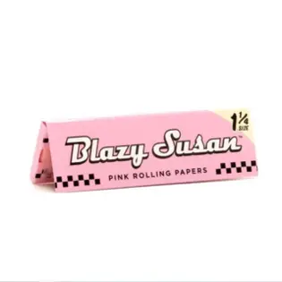 Blazy Susan Pink 1 1/4" Rolling Papers