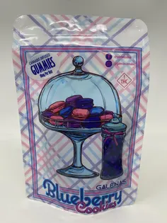 (49.94g) Galenas | Blueberry Cookies Gummies 11pk | 110mg