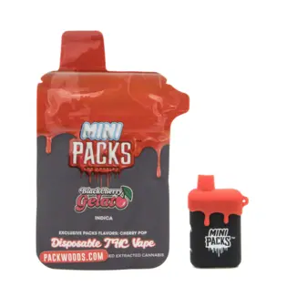 (g) 1g Disposable - Packwoods MiniPack - Black Cherry Gelato