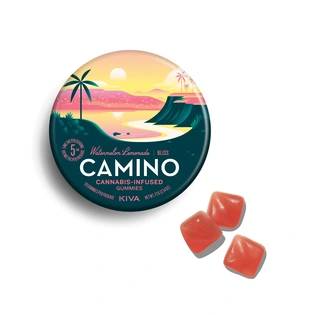 (each) Kiva Camino Watermelon Lemonade | Bliss Gummies [20pk] (100mg THC)