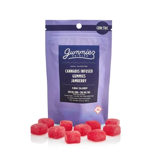 (each) Sweet Jamberry Fruit Chews 1:1 CBN:THC Fruit Chews - 10 Pack