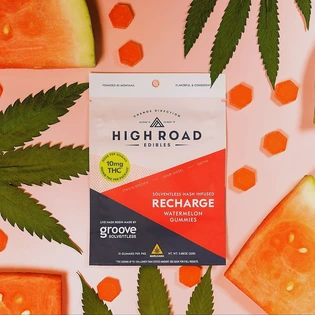 (each) High Road - Recharge Watermelon Solventless Gummy