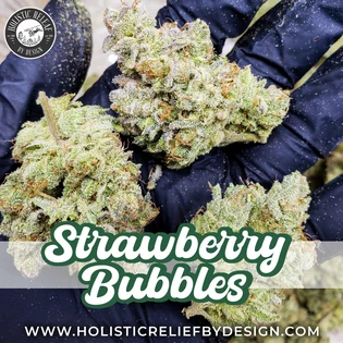 (g) Strawberry Bubbles #9-Flower 1g