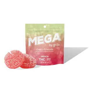 (0.11g) Cherry Limeade Mega Gummies 2pk 100mg | 1 Day | 962406