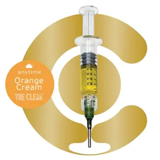 (g) The Clear Elite Orange Cream 0.5 Cart