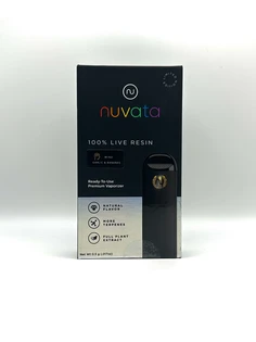 (0.5g) Disposable Pen | Nuvata | Garlic & Bananas [Liquid Live Resin]