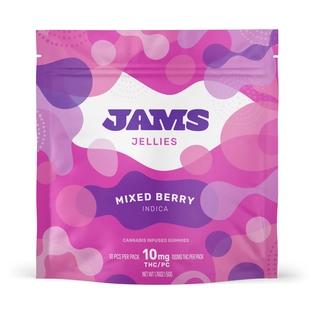 (each) JAMS Mixed Berry 10pk Classic Jellies 100mg