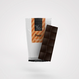 (0.1g) ORANGE DARK CHOCOLATE BAR | 100MG