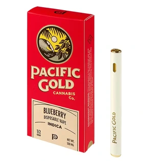 (1.0g) Pacific Gold | Blueberry Disposable Indica