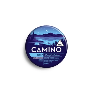 (0.1g) Camino Midnight Blueberry Gummies THC:CBN 5mg 20pk