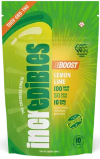 (0.01g) Gummies | Incredibles | Lemon Lime Boost [10:5:1 THCv/CBD/THC] [10pk]